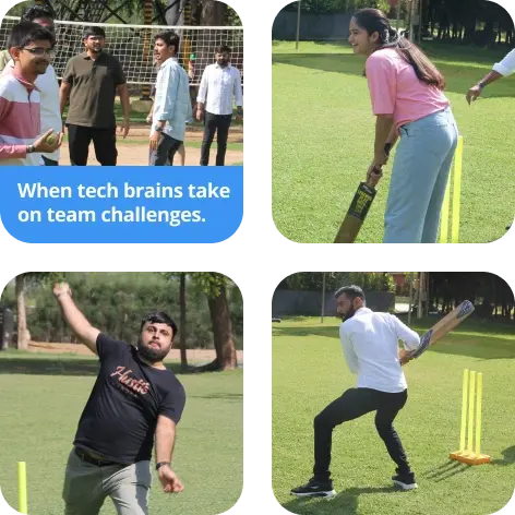 Office crew geared up for an adventurous team-building experience