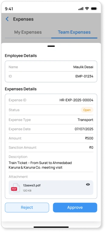Expense Claim Management