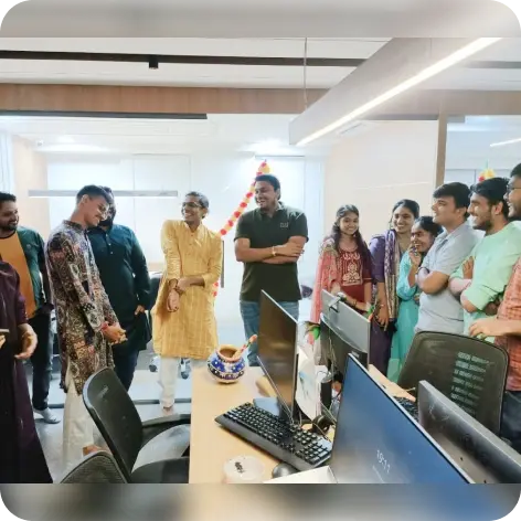 Discussing who are the winner