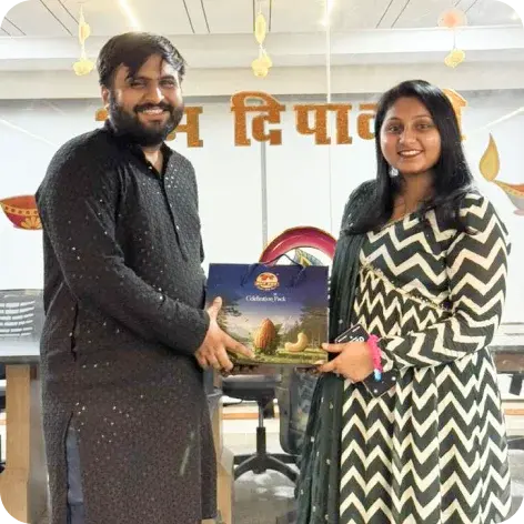 Group fun and laughter around the swimming pool on office trip