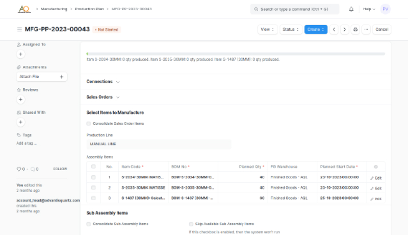 Manufacturing Module