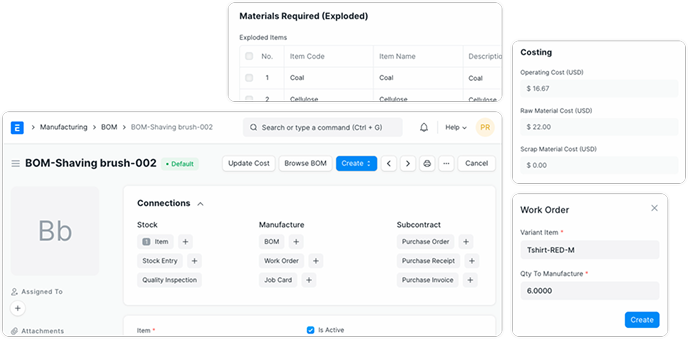 Bill of Materials (BOM) Management