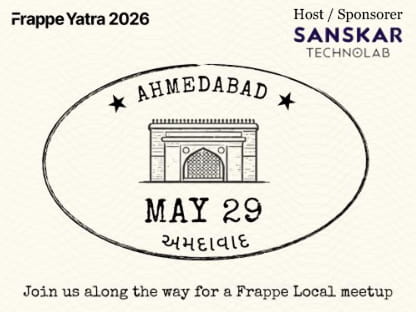 Frappe Yatra: Ahmedabad 2026