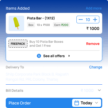 Place Order in One Click